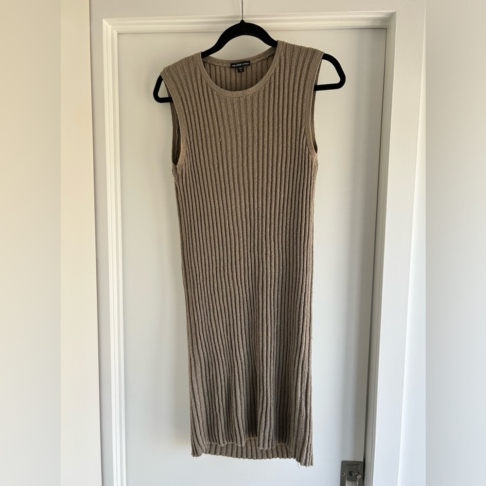 James Perse Tan Sweater Dress